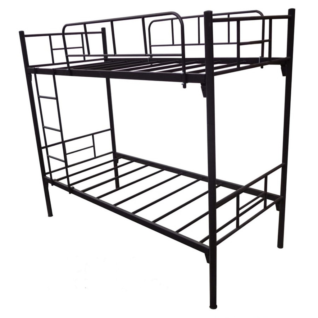 Ranjang Besi Susun 2 Ukuran 90 x 200 | Ranjang Tingkat Asrama