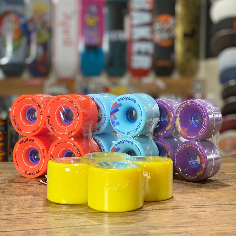 Skateboard Wheels orangatang cruiser longboard roda soft