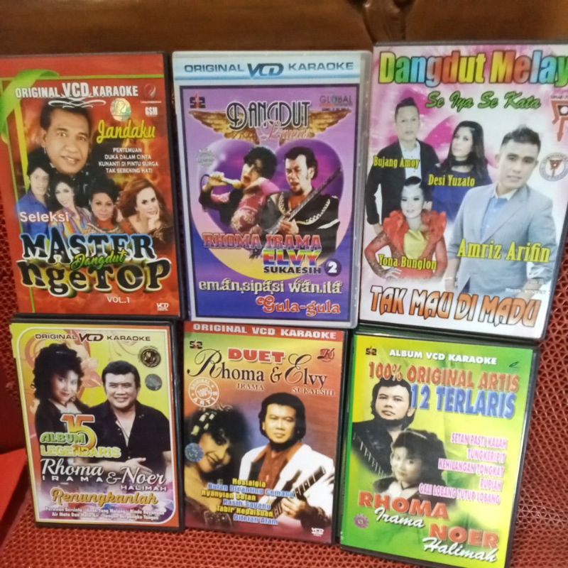SALE SALE VCD KARAOKE LAGU DANGDUT SELEKSI/CAMPURAN 100% ORIGINAL.. BEBAS PILIH JUDUL,CHAT JUDULNYA 