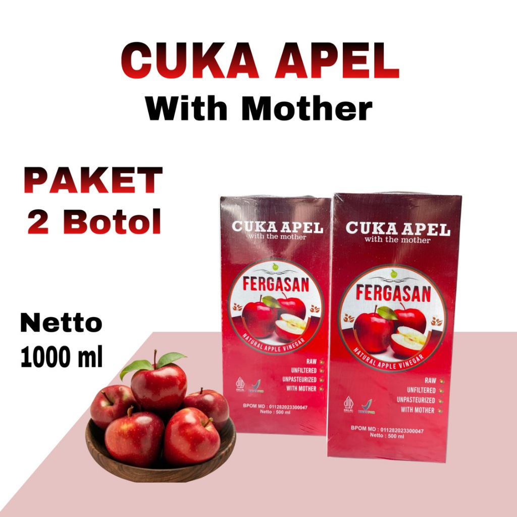 

Fergasan Cuka Apel Organik 100% Original - Ampuh Menurunkan Asam Urat