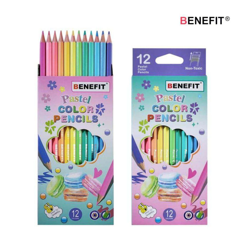

PENSIL WARNA 12W PASTEL BENEFIT PW-1288 ( 12 COLOUR PENCIL )