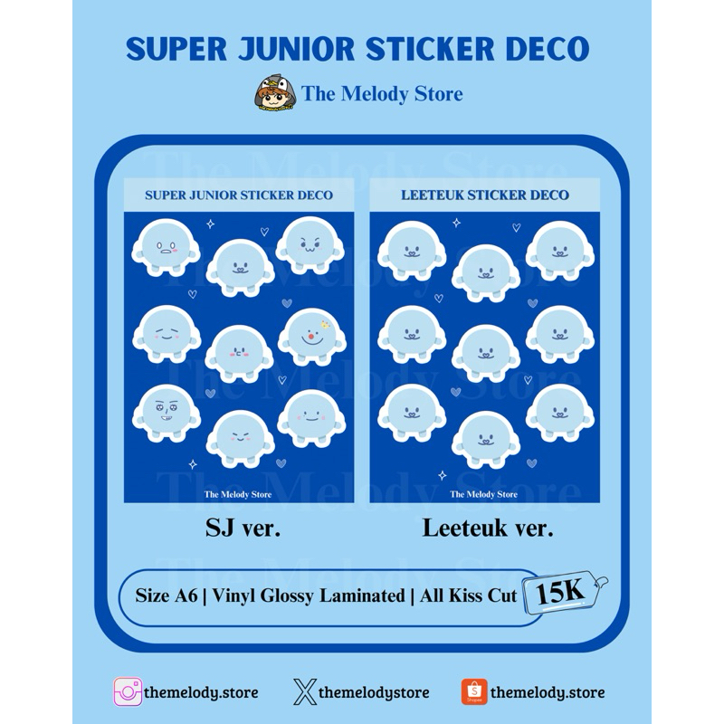 

Super Junior • Kyumae • Yenyang Sticker Deco [Leeteuk Yesung Shindong Eunhyuk Heechul Donghae Siwon Ryeowook Kyuhyun]