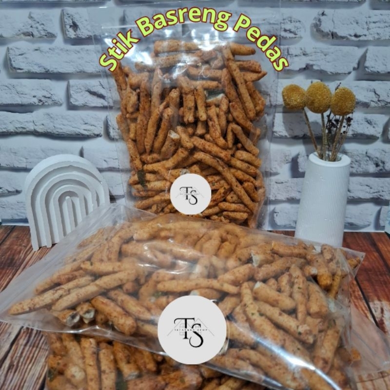 

BASRENG STIK PEDAS 250 gram / STIK BASRENG PEDAS DAUN JERUK / BASRENG PEDAS