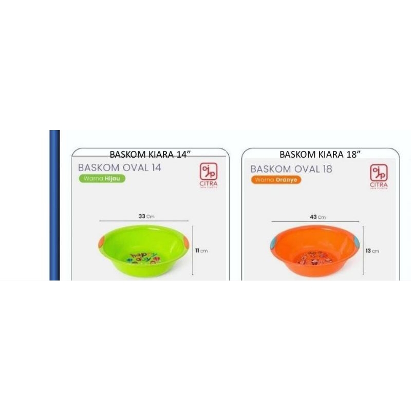baskom kiara besar/baskom besar plastik warna warni/basi