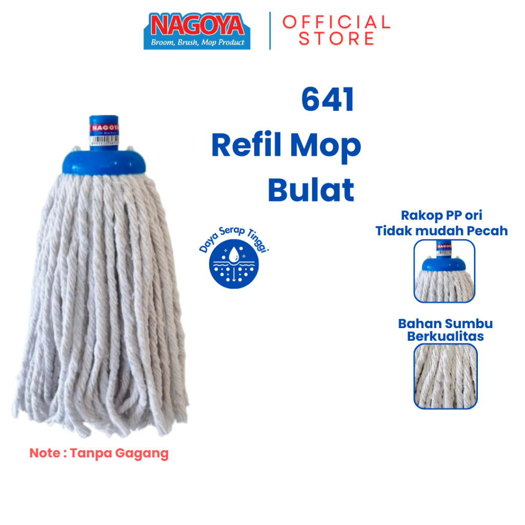 Refil Mop Pel Sumbu Bulat