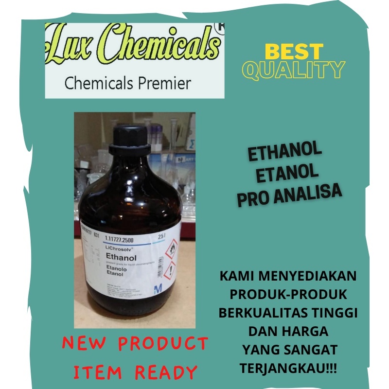 ETHANOL 96% / ETANOL PRO ANALISA MERCK BEST QUALITY 50 ML DAN 100 ML