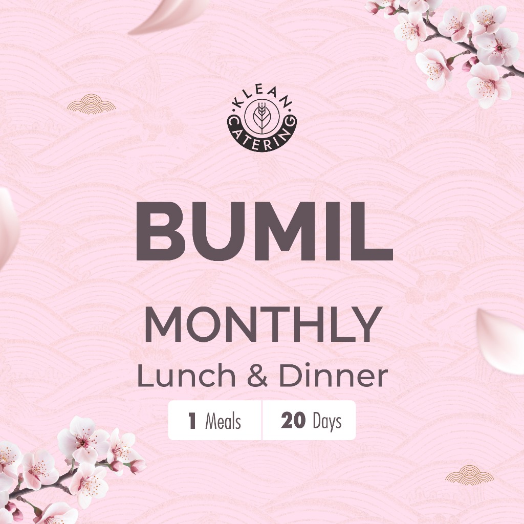 

Klean Ibu Hamil Catering Sehat - Monthly (20 Meals/20 Days)