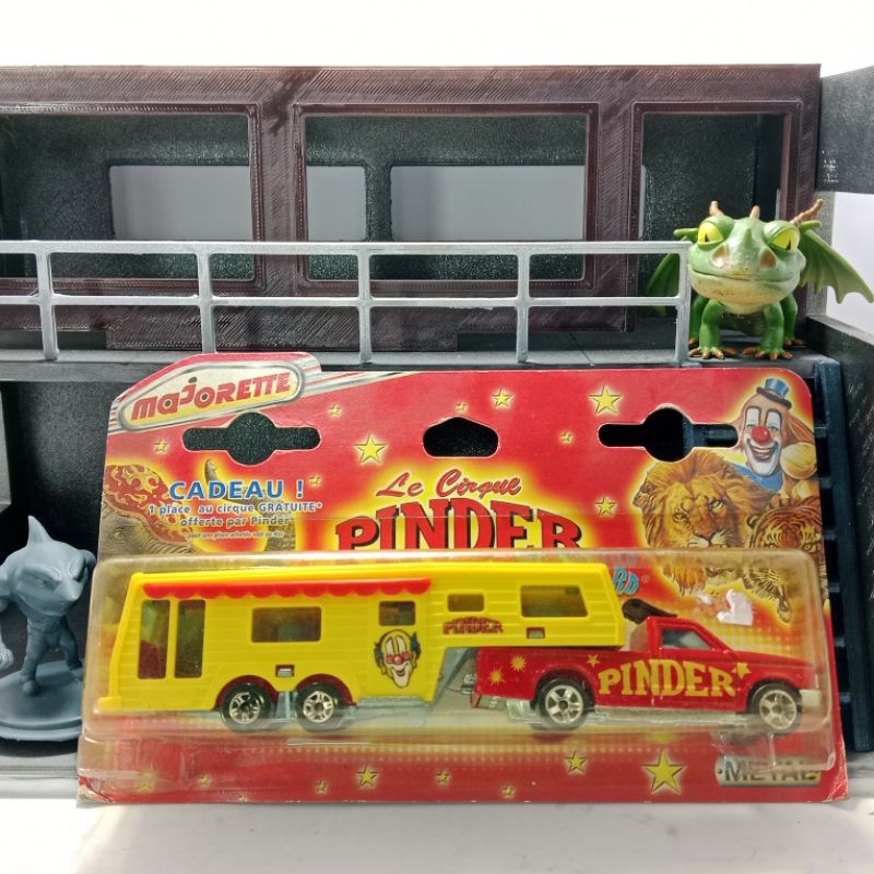Majorette Circus Pinder Camping Car + Trailer 2003