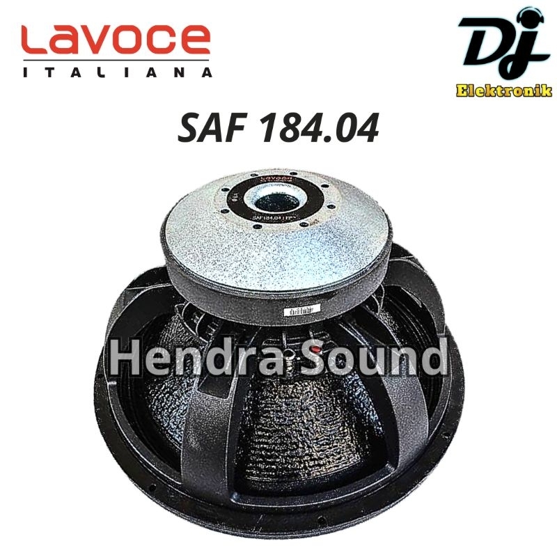 LAVOCE ● SAF 184.04 / SAF184.04 - Speaker Komponen (18 inch)