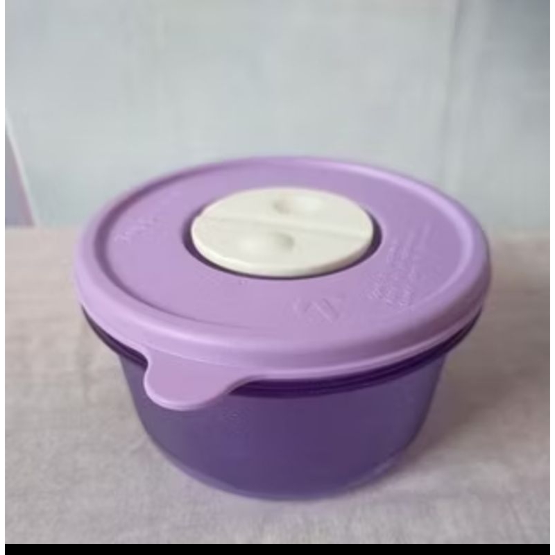 Crystalwave soup bowl tupperware Ungu