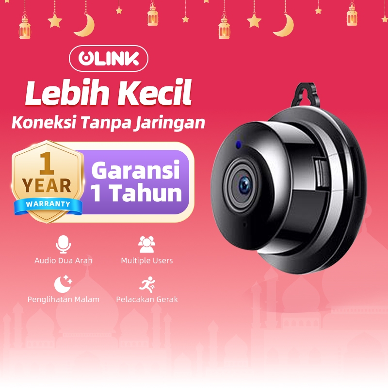 ULINK J2 CCTV Kecil HD Kamera tersembunyi Kamera CCTV Mini IP CCTV Camera Kamera keamanan