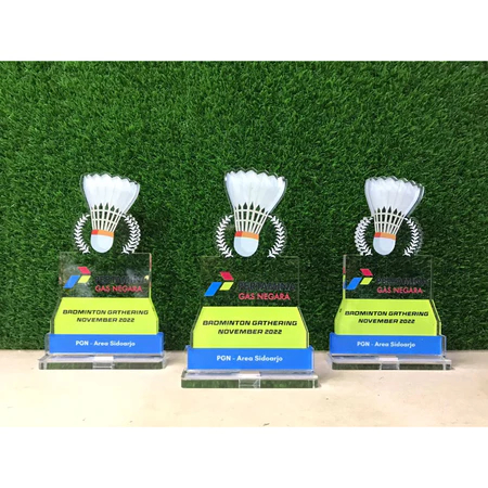 Plakat Badminton Plakat Bulutangkis Piala Badminton Piala Bulutangkis Akrilik
