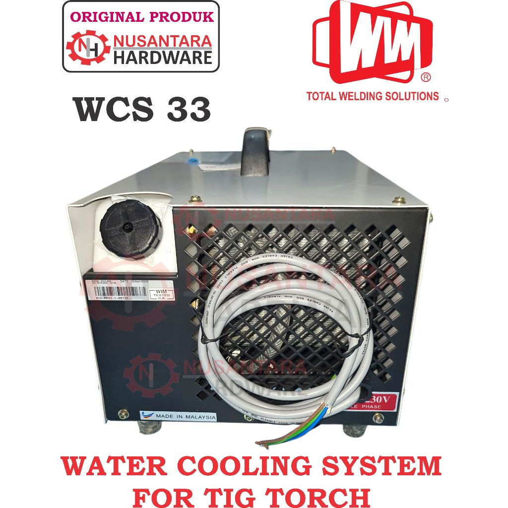 water cooling system wim wcs 33, mesin pendingin stang las wim wcs 33, pendingin mesin las
