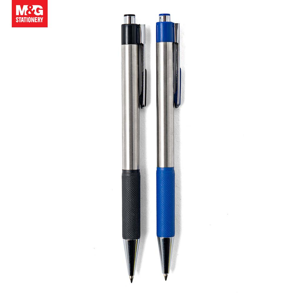 

M&G Pulpen Metal Retractable Ballpoint 0,7 mm Grio Karet