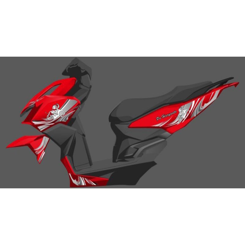 STRIPING TRANSPARAN VARIO 160 DESAIN PO HARYANTO