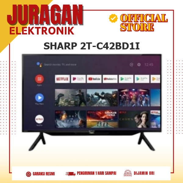 SHARP 2T-C42BD1I SMART TV 42 INCH 4K UHD DIGITAL TV 2T-C42BD1I  2TC42BD1I