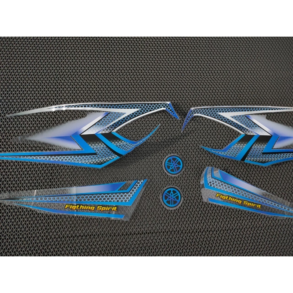 STRIPING TRANSPARAN RX KING BISA CUSTOM - STIKER STRIPING YAMAHA RX KING DESAIN RACING - SRX-UV