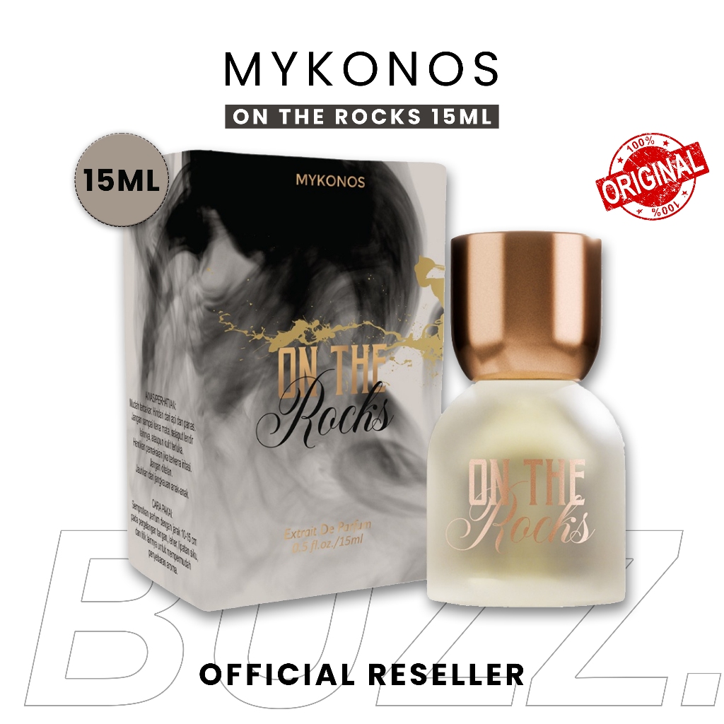 Mykonos On The Rocks Extrait de Parfum 15 ML Parfum UNISEX Pria/Wanita
