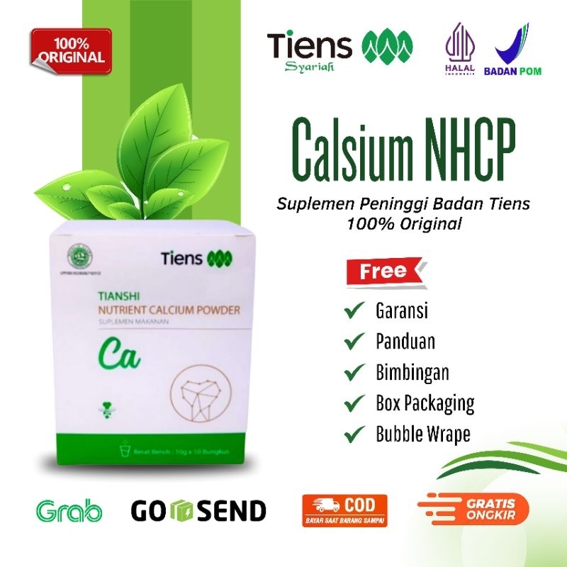 KALSIUM NHCP TIENS | TIANSHI PENINGGI BADAN TERBAIK 100% ORIGINAL