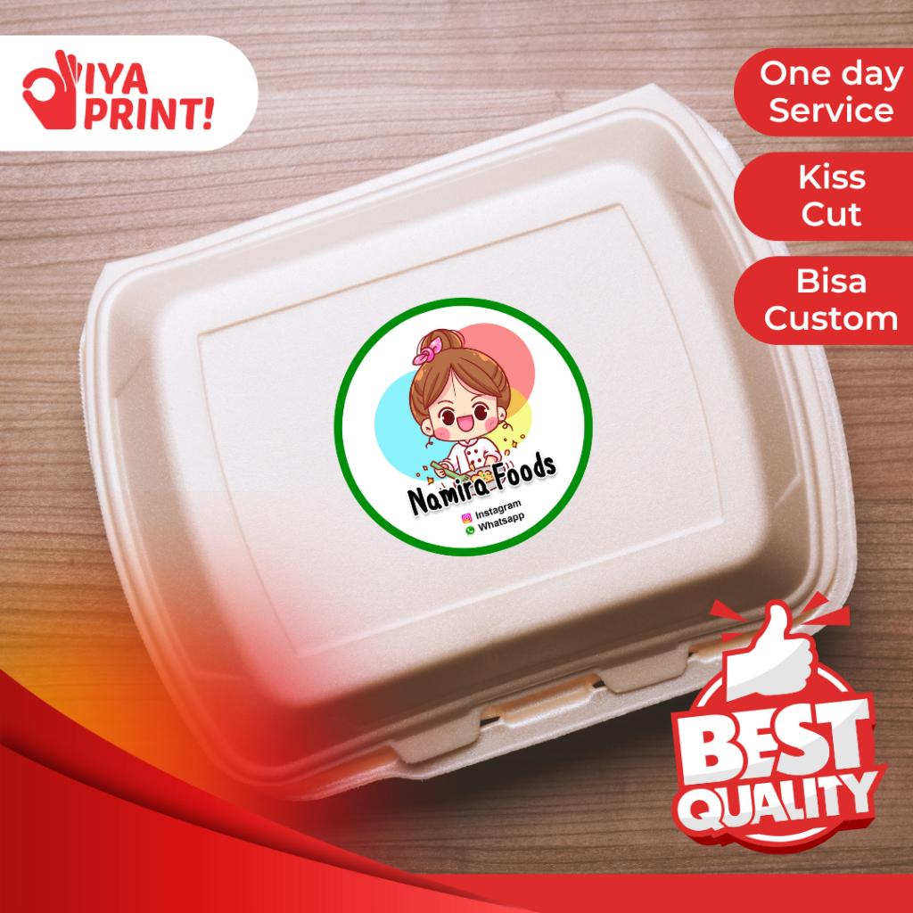 

3-4 STIKER KEMASAN / STICKER MAKANAN / STIKER LABEL / STIKER CUSTOM / CETAK STIKER / STIKER LOGO