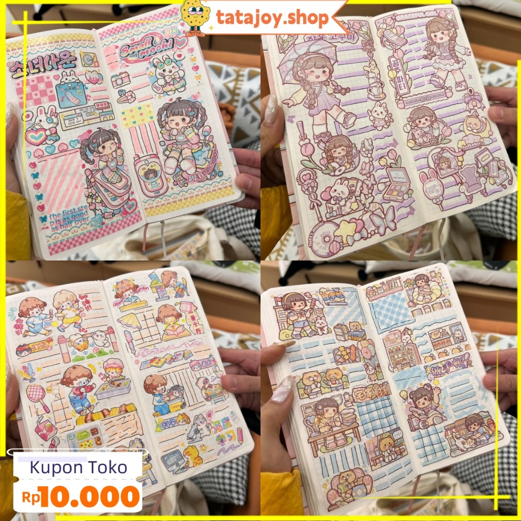 

Tatajoy【CLEARANCE】GUKA Buku Jurnal Lucu Notebook DIY Stiker Aesthetic Harga Murah Langka! Bonus Stiker & Aksesoris Gratis Ongkir Bisa COD Harga Murah Diskon Besar