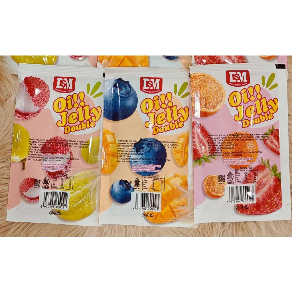 

RB [Tanpa box] DSM Permen Oi Jelly Double, 30 Pcs