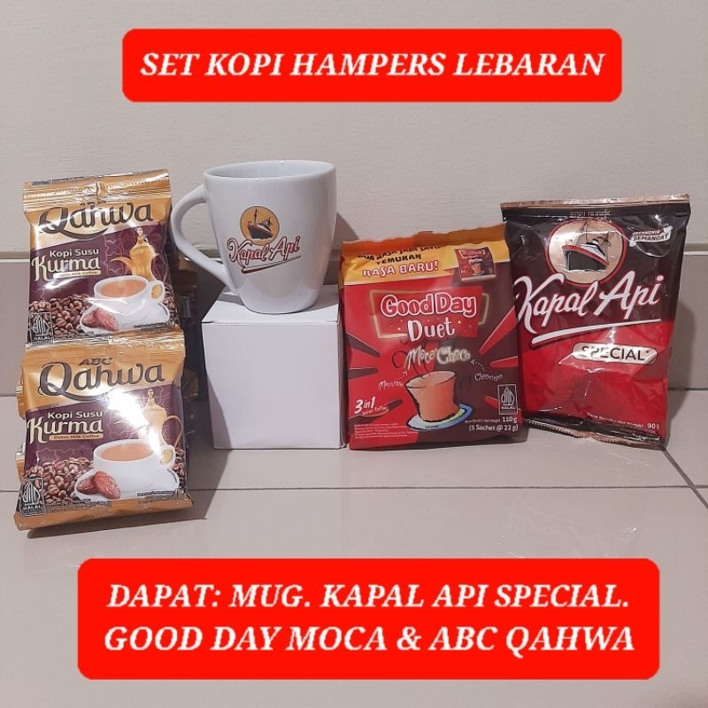 

mug kopi kapal api kopi kapal api special lebaran mug kopi kapal api good day moca kopi abc qahwa sachet