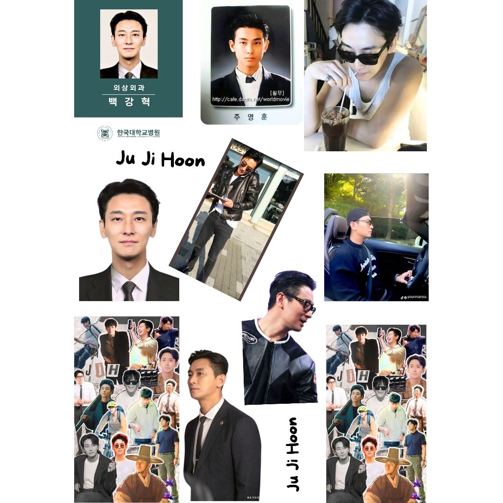 

Stiker Aktor Korea Ju Ji Hoon
