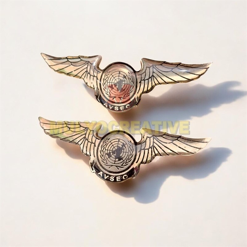 Wing Avsec Lapis Fiber - Pin Brevet Avsec