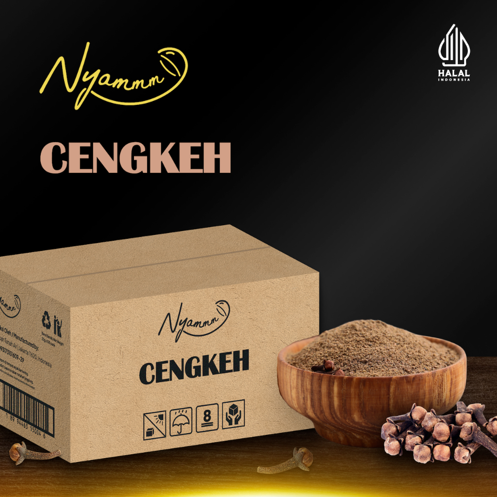 

Cengkeh Bubuk | Clover Powder | Rempah Herbal Asli Bumbu Masak Marinasi - 1 Dus
