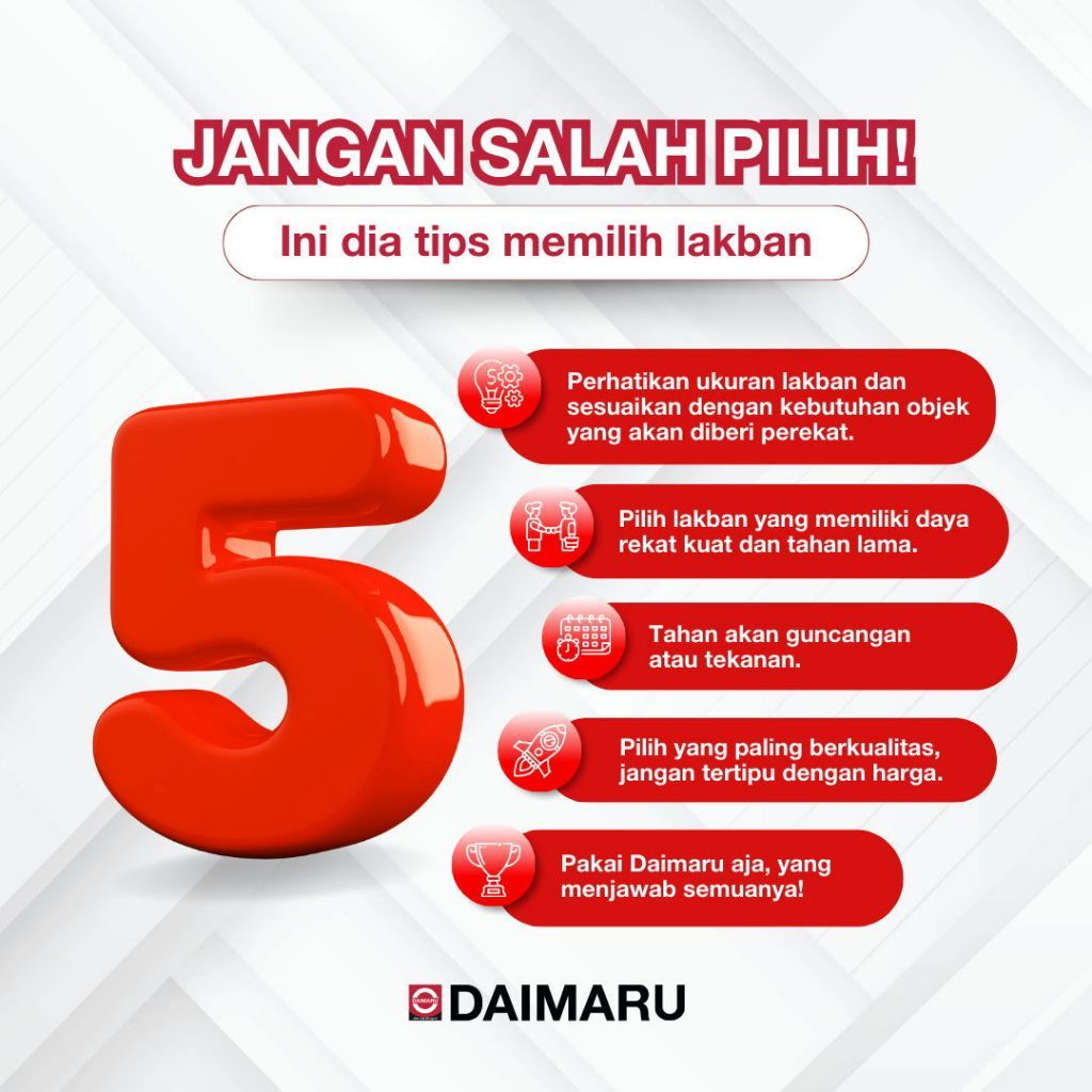 

Daimaru Opp Lakban Bening / Solasi 48 Mm X 90 Yard 2 Inch - 6 Pcs