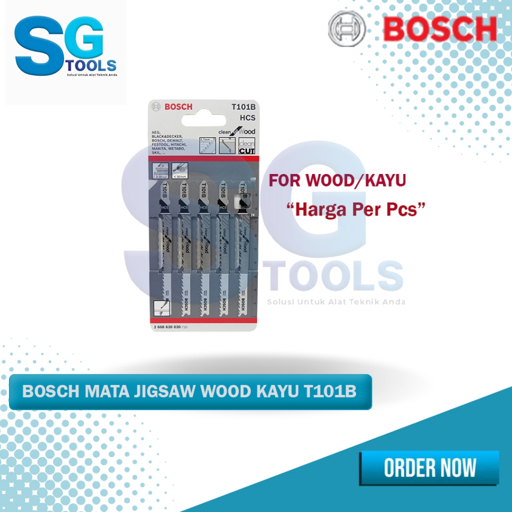Bosch T101B mata gergaji kayu jigsaw - Jigsaw  blade for wood bosch T101B - mata gergaji jigsaw