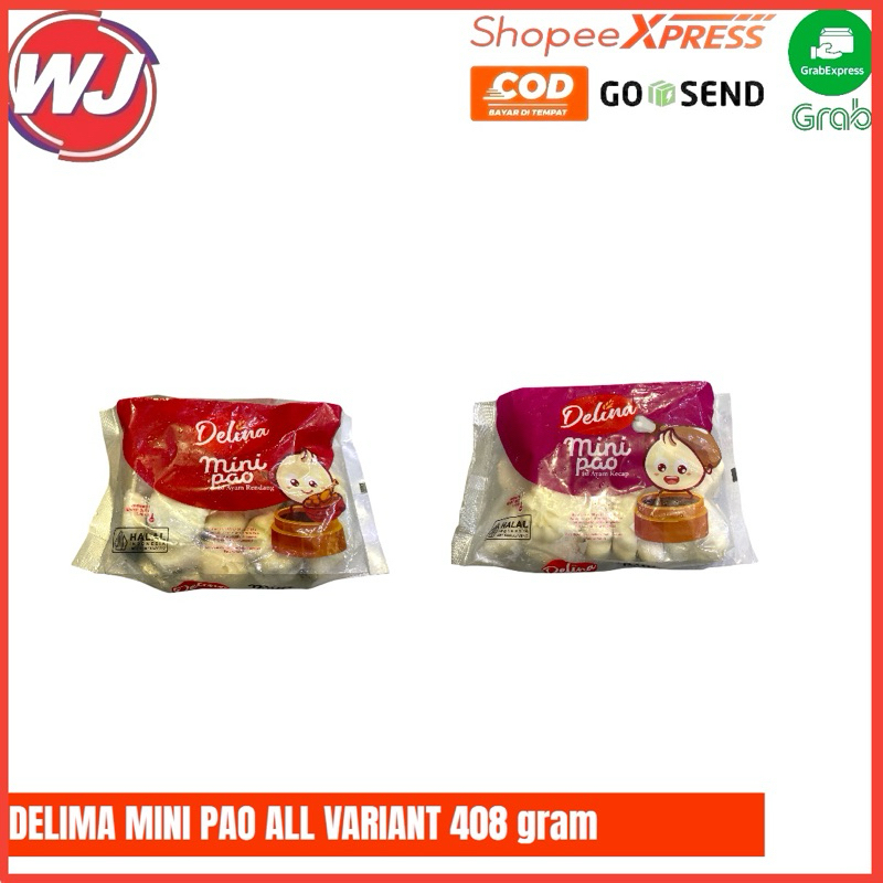 

DELIMA MINI PAO ALL VARIANT 408 gram/24 pcs