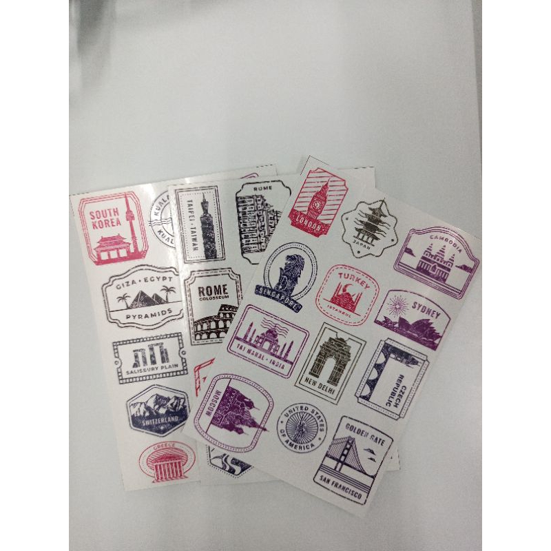 

STICKER LUCU JOURNAL STAMP AESTHETIC VINTAGE