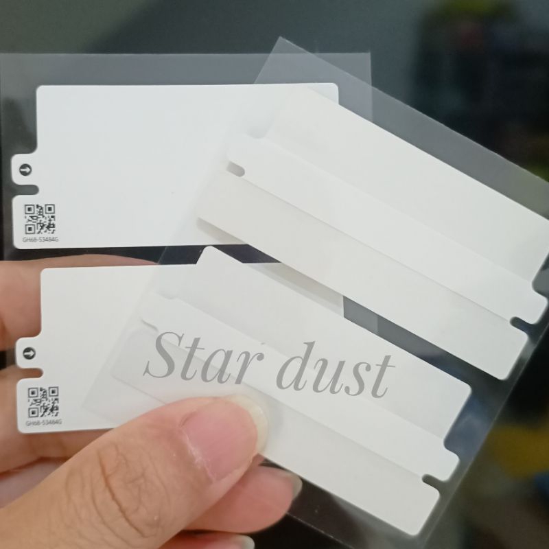 

Promo 5 Set Atas Bawah Sticker Segel Dus Samsung A36 A56 2025