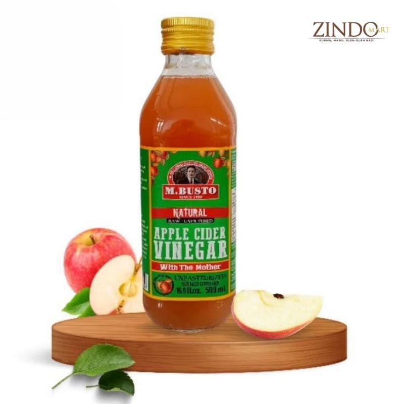 

CUKA APEL M BUSTO 500ML / APPLE CIDER VINEGAR NATURAL ORGANIK