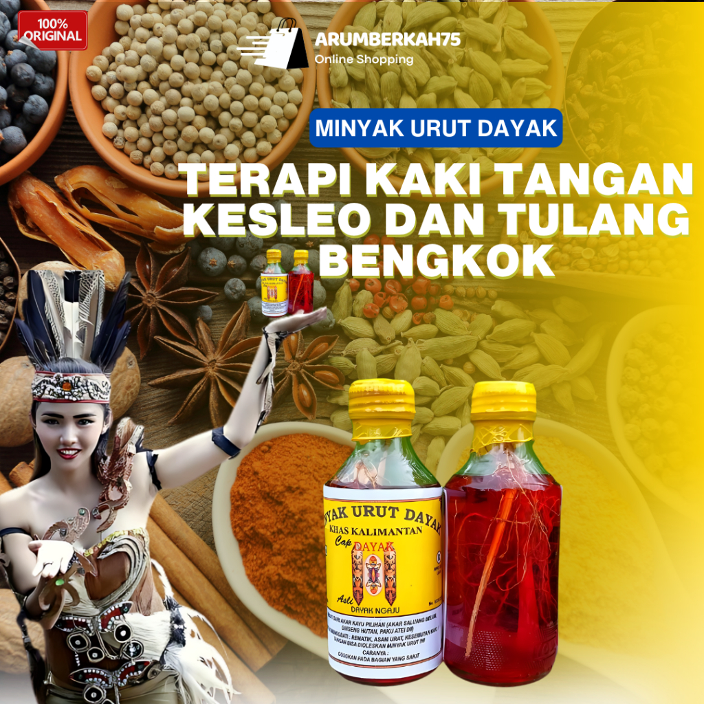Minyak Urut Dayak - Minyak Urut Ibu Ida Asli Kalimantan Ori Minyak Urut Dayak Asli Kalimantan