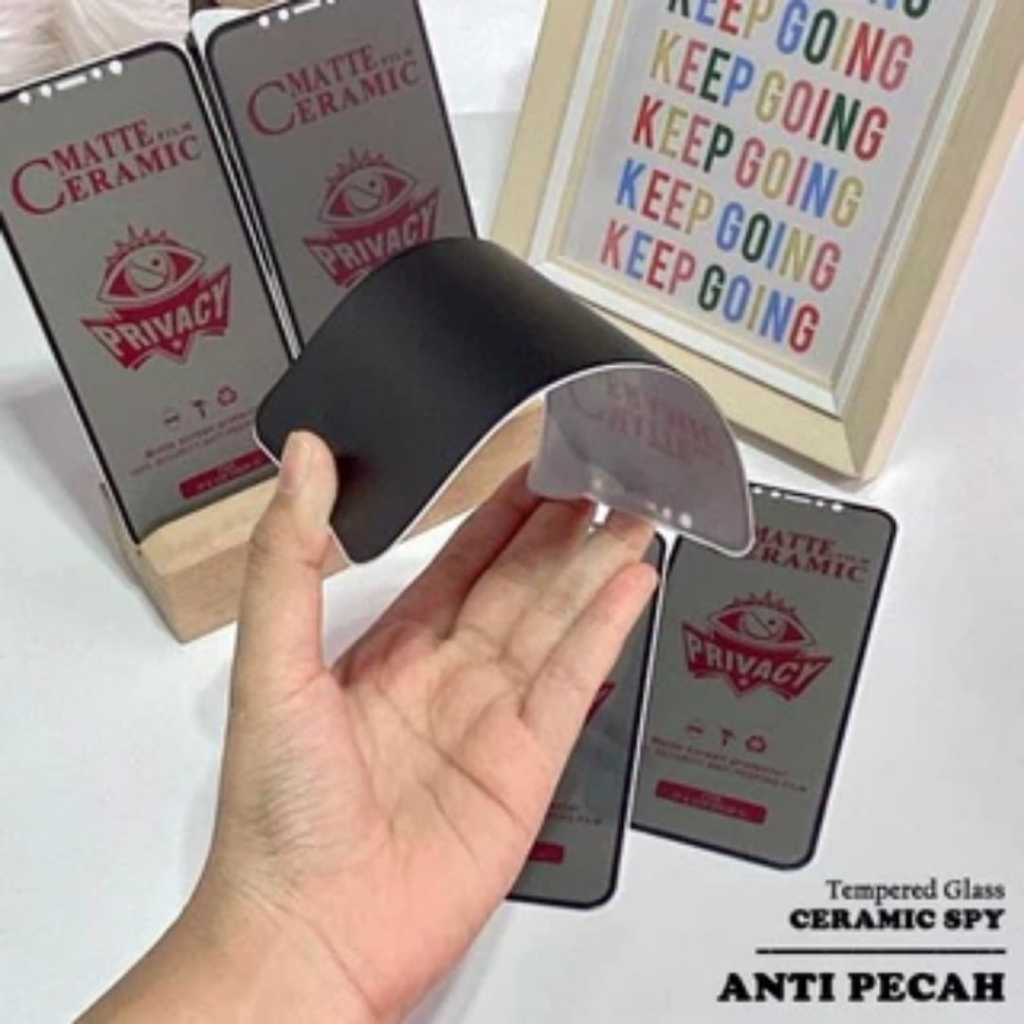Terbaru |Anti Gores Ceramic matte Spy IPHONE 8 PLUS 7 PLUS 6 PLUS 6S PLUS IPHONE 8 IPHONE 7