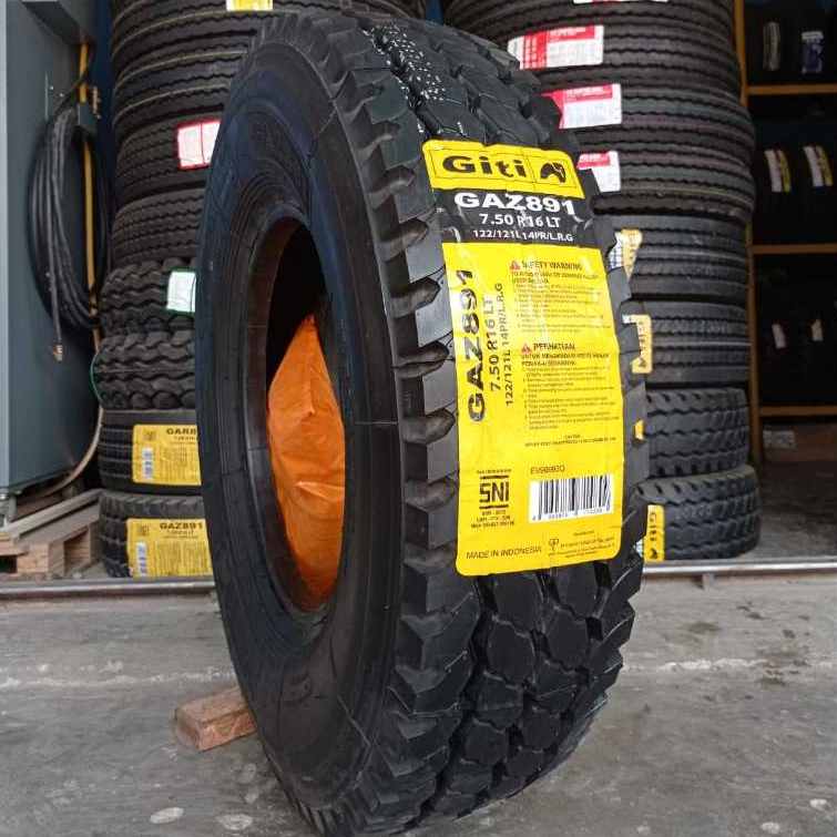 Ban GITI 750 R16 GAR891 untuk CANTER, HDL, ENGKEL ( ban kawat)