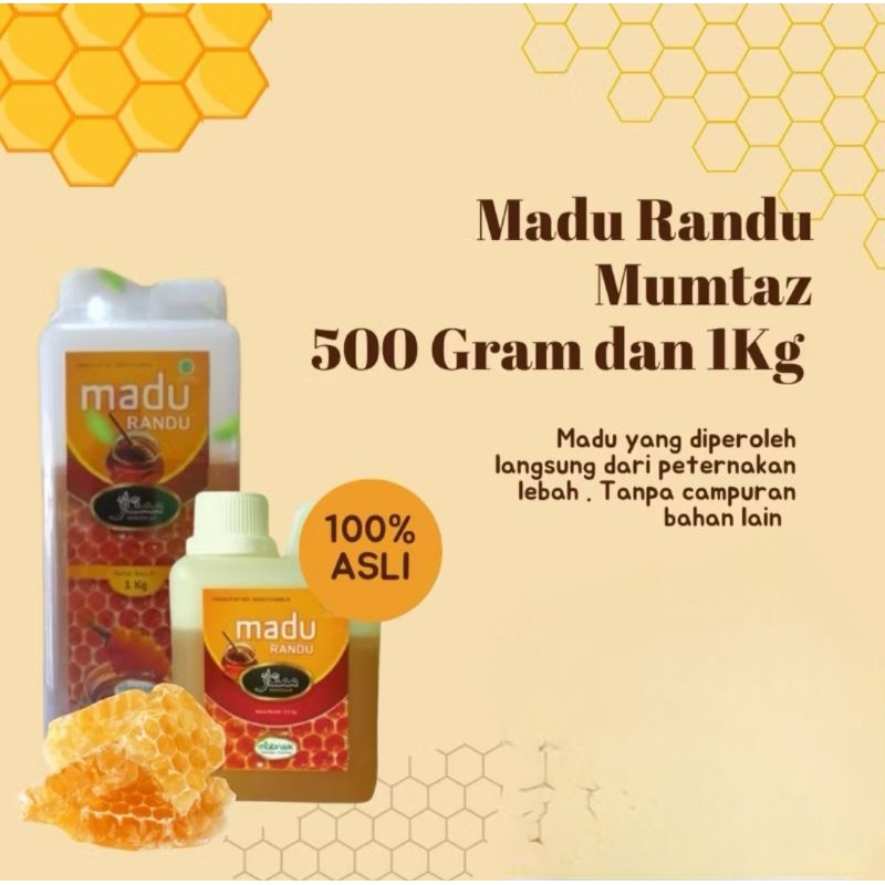 

madu randu mumtaz 500 gram dan 1kg
