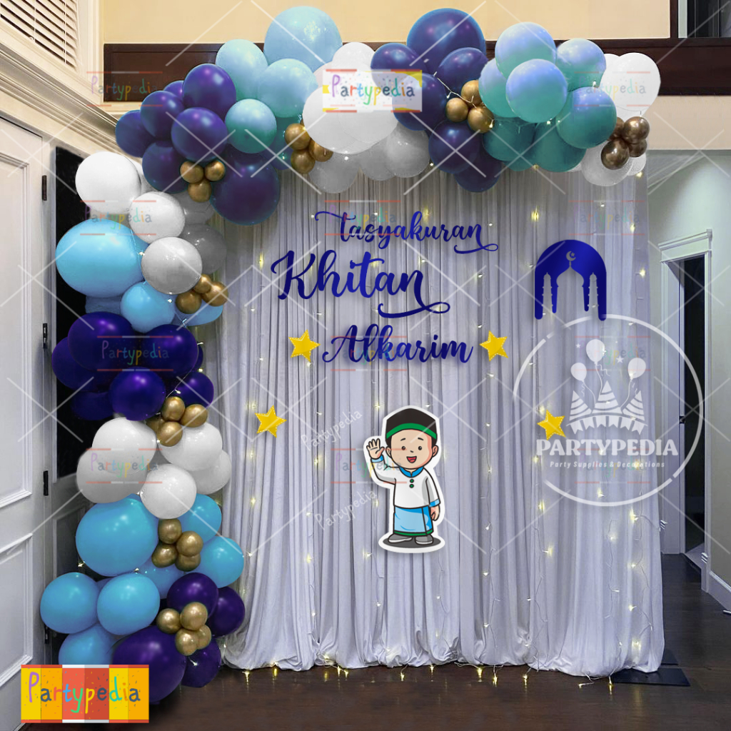 PAKET DEKORASI PREMIUM ACARA KHITAN FREE NAMA