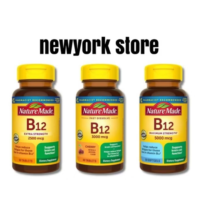 NATURE MADE B12 500mcg 60 sofgels