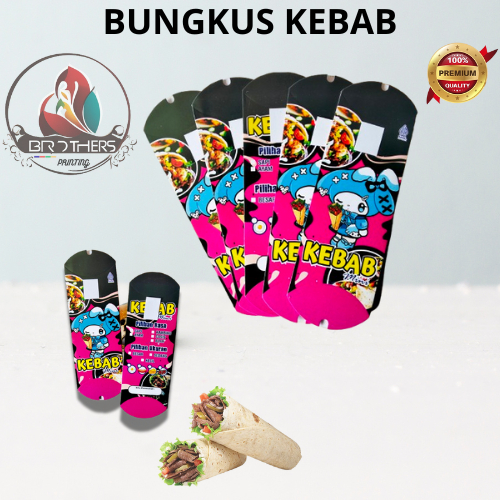 

100 Lembar Packaging Box Kebab _ Dus Kemasan Kebab Harga Terjangkau Kualitas Terjamin