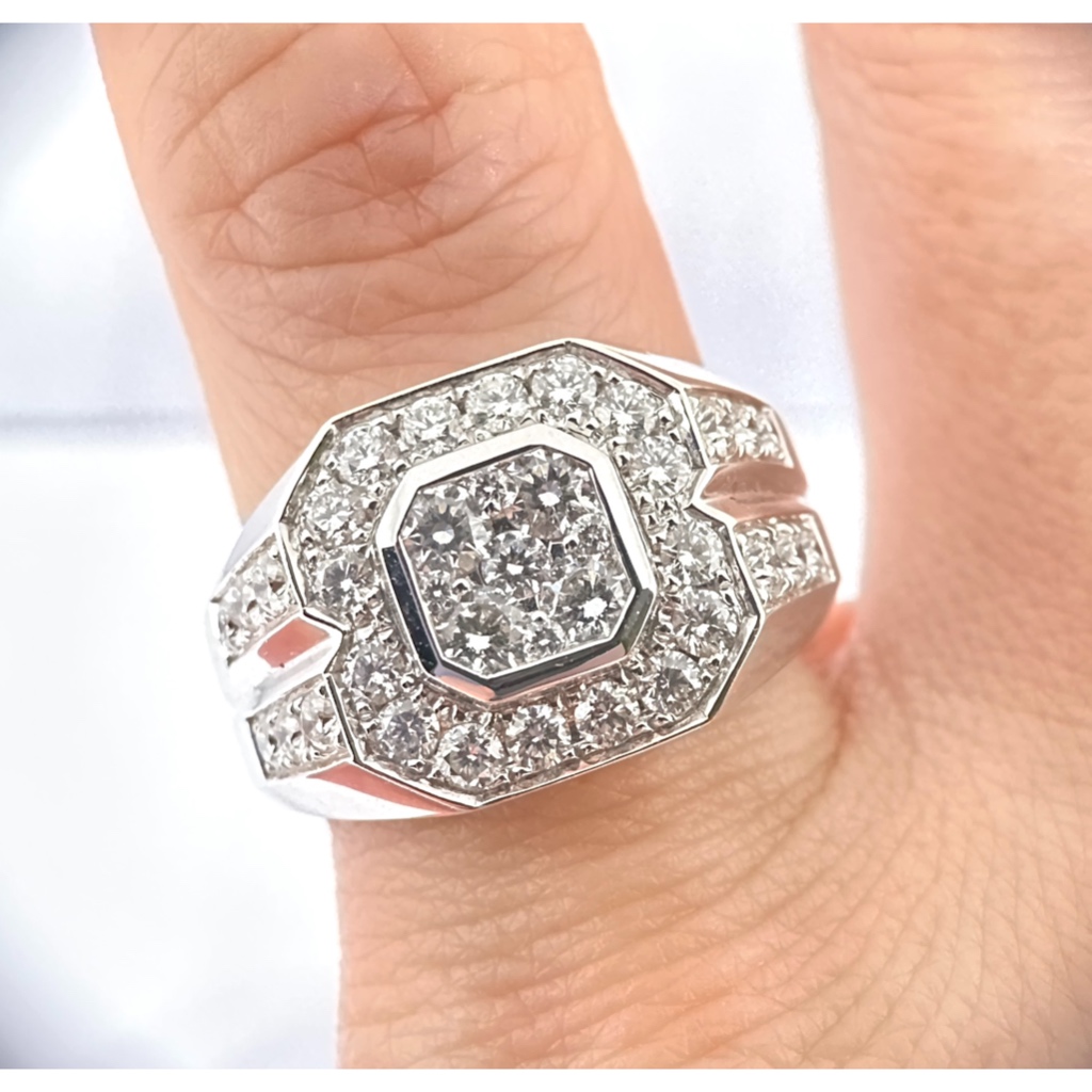 Cincin Berlian Pria Mewah & Maskulin