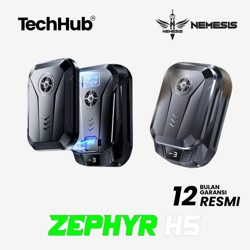 NYK Nemesis Zephyr H5 / H-5 ThermoElectric Fan HP / Handphone Fan Cooler With Removable Battery