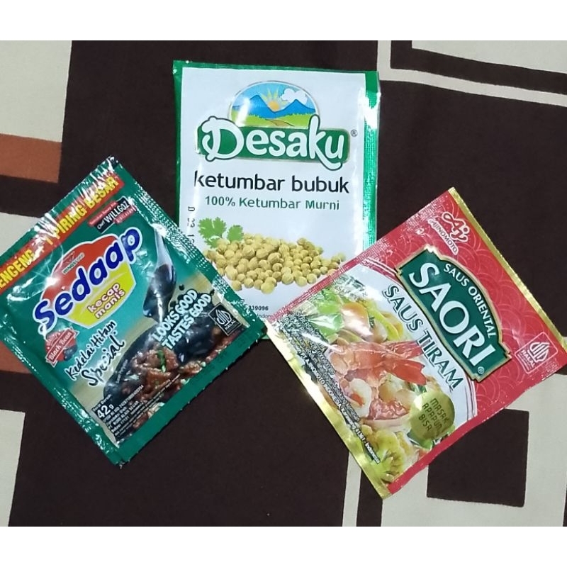 

Kecap Sedaap+Saori Saus Tiram+Ketumbar Bubuk Paket 2J (TRB52)