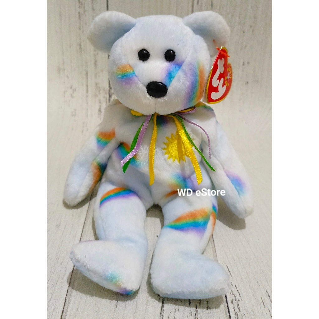 Boneka Sunshine Teddy Bear TY Beanie Baby Cheery