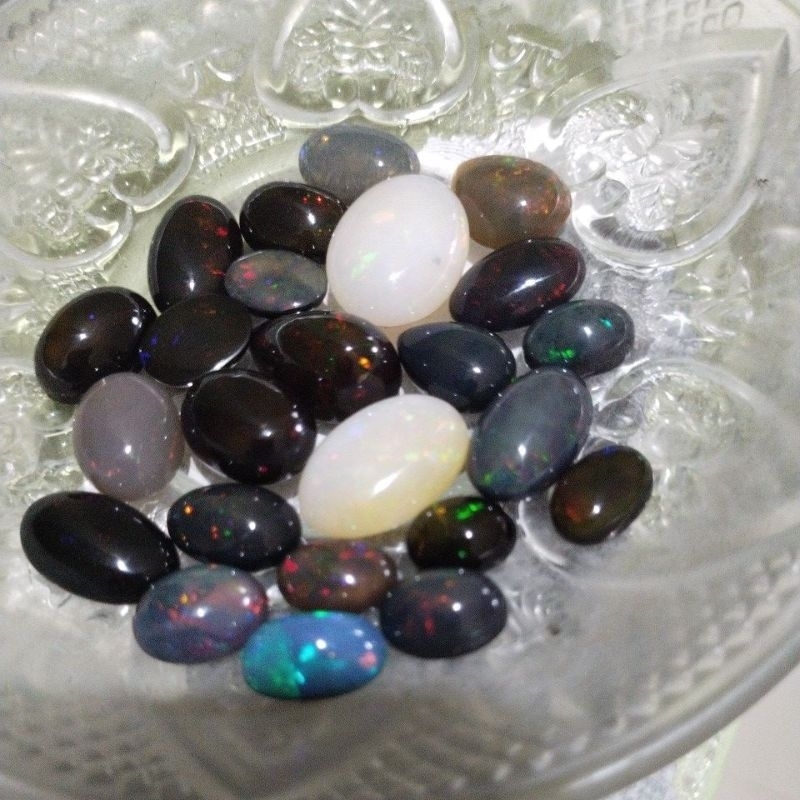 Natural Batu Akik Black Opal Afrika