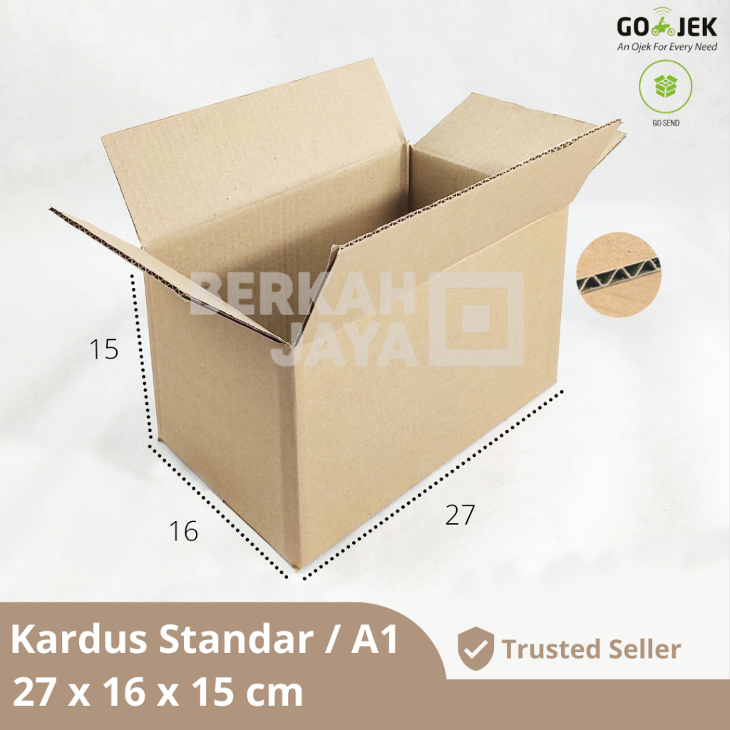 

(HARGA SPESIAL) BOX KARDUS 27x16x15 cm DUS PACKING 27 x 16 x 15 cm