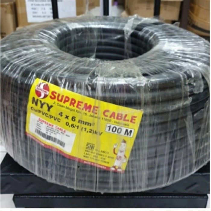 Supreme NYY Kabel Kawat Tembaga 4x6mm Per Meter